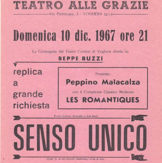 Senso Unico: locandina