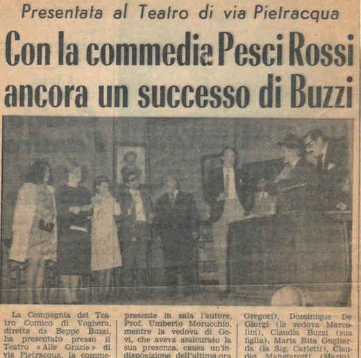 Pesci Rossi: Rassegna Stampa