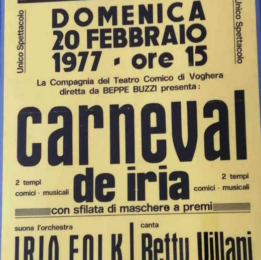 Carneval de Iria: locandina