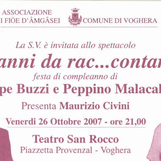 “80 anni da rac…contare”: locandina