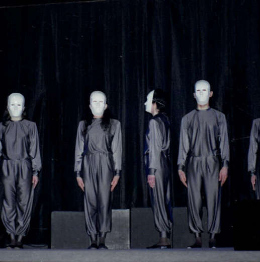 Saggio della scuola di Animazione Teatrale Albino Battegazzore: Il gran teatro del mondo di Calderon De La Barca: Massimo Caminada, Monica Fiori, Giuditta Manganoni, Elisabetta Marchesi, Renzo Disperati, Susanna Saldi, Cinzia Salvadeo