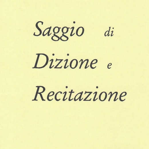 Saggio della scuola di Animazione Teatrale Albino Battegazzore: locandina