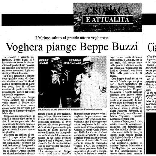 ARTICOLO GIORNALE DI VOGHERA